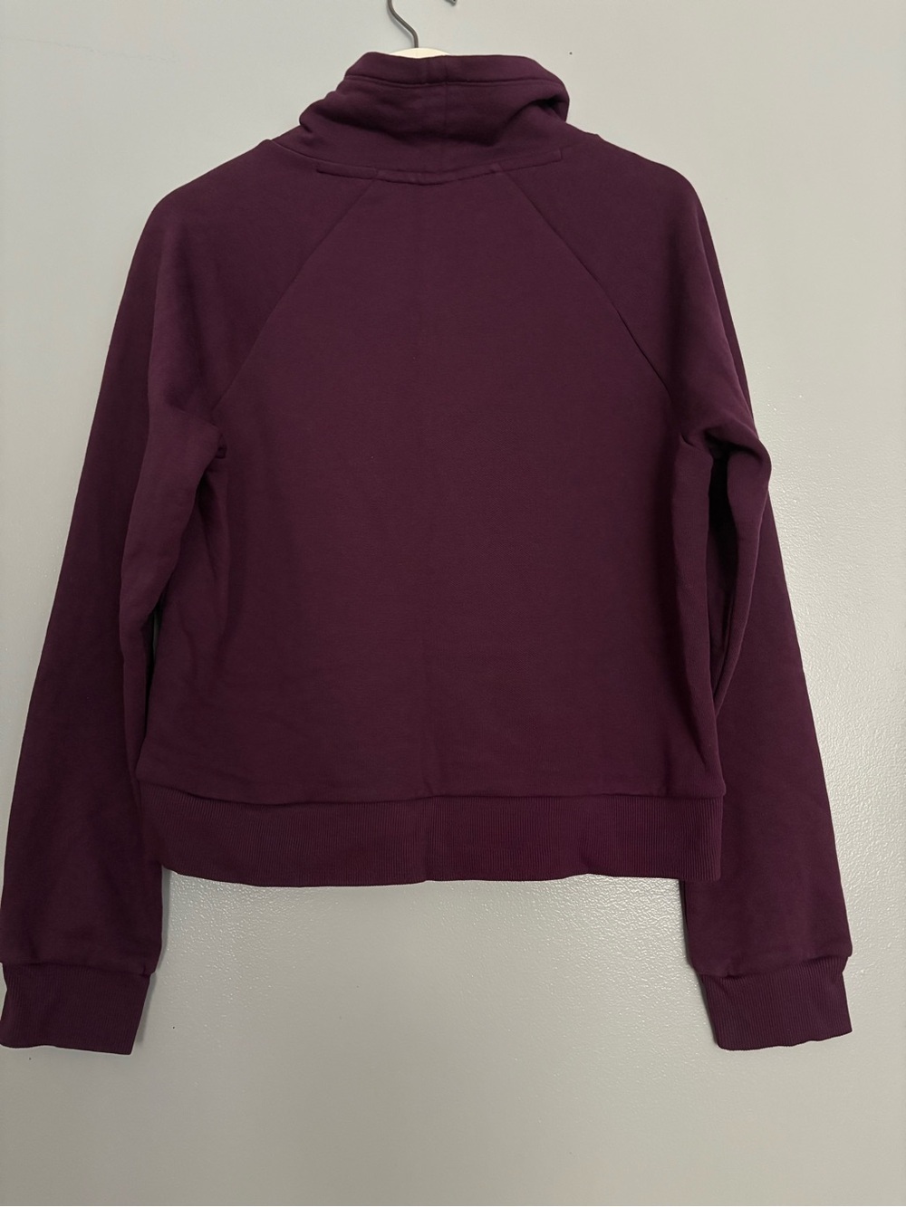 Puma Plum Funnel Neck Sweatshirt - Picture 2 of 4